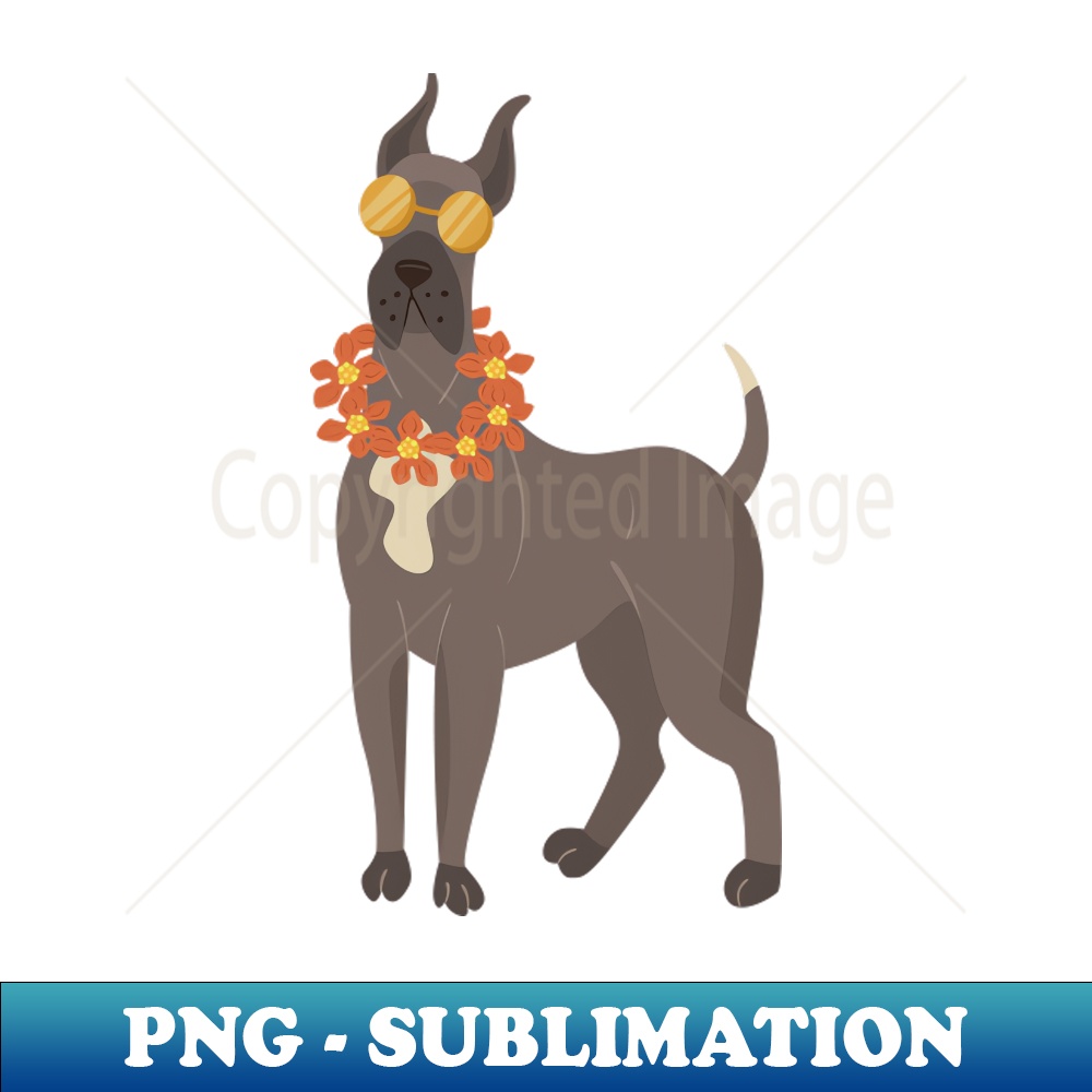great dane sun glass - PNG Transparent Sublimation File