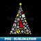 Super Mario Items Star Christmas Tree - Professional Sublimation Digital Download