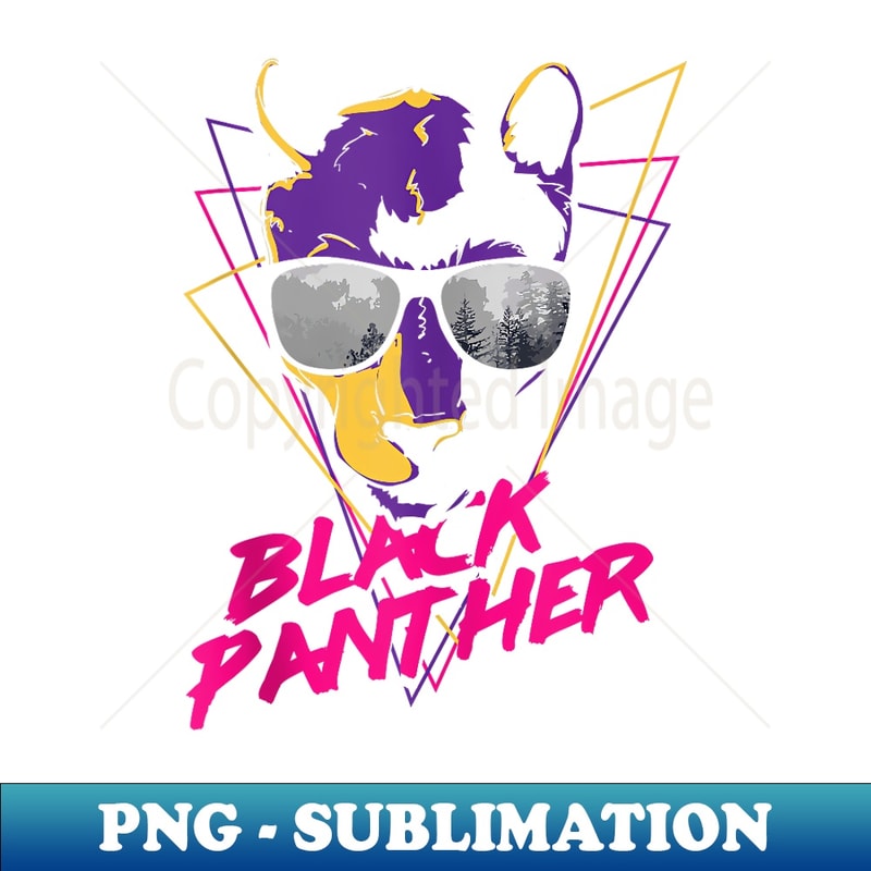 Cool Black Panther Fun Party Costume Cute Halloween - High-Resolution PNG Sublimation File