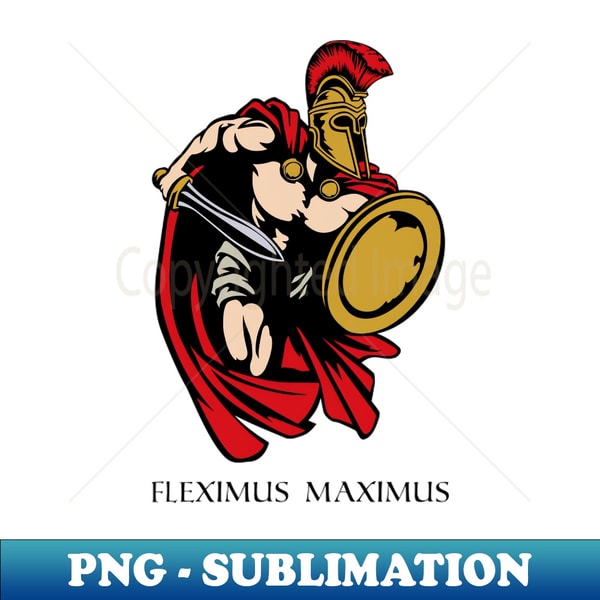 Gym Fitness Ancient Rome Fleximus Maximus - Digital Sublimation Download File