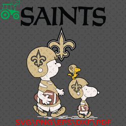 snoopy the peanuts new orleans saints svg, sport svg, football svg, football teams svg, nfl svg, new orleans saints svg,