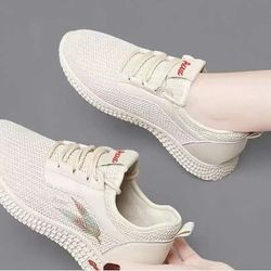 Spring and Summer New Women's All-Match Mesh Surface Shoes