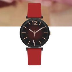 Fashion Women's Watch Quartz Wristwatch Silicone Strap Watches