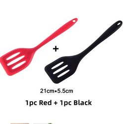 Silicone Turners Spatula Scoop Anti-stick Egg Fish Frying Pan Scoop Fried Shovel Leaking Spatula Cooking Utensils Kitche