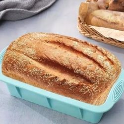 Silicone Cake Baking Mould Set High-temperature Resistant Oven Baking Plate Cake Bread Toast Pan Kitchen Muffin Baking M