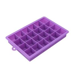 24 Grid Ice Cube Mold Silicone Ice Cube Tray Square Ice Tray Mould Easy Release Silicone Ice Cube Forms Bar Kitchen Acce