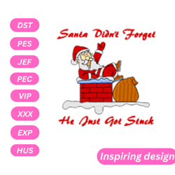 got stuck embroidery design, machine embroidery design, instant download