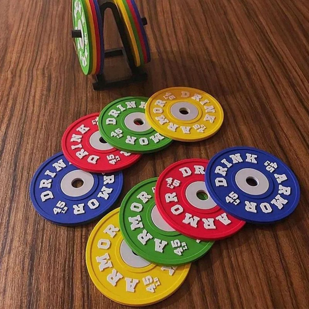 Best weight plate table coasters
