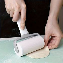 handheld rolling pin for dumpling wrappers, rectangular roller with handle for noodles and baking