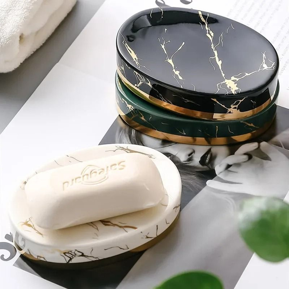 Ceramic Soap Dish with Drainage