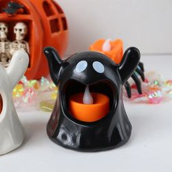 halloween ghosts led candle holder, perfect halloween decoration for spooky nights