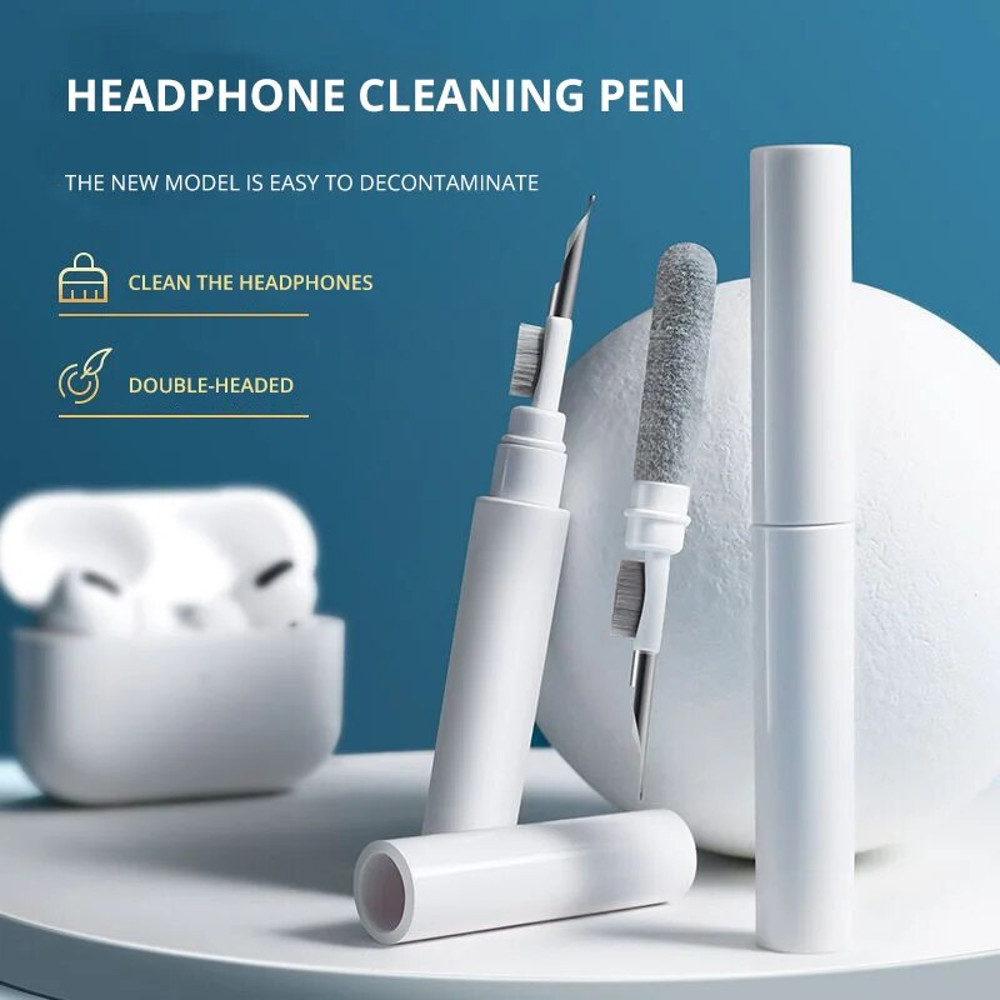 Bluetooth Earphone Cleaning Pen Multifunctional Brush Cleaner for Earbuds Charging Cases and Mo