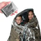 Thermal Mylar Emergency Blanket Compact Survival Gear for Camping Hiking First Aid Bug Out Bag