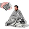 Thermal Mylar Emergency Blanket Compact Survival Gear for Camping Hiking First Aid Bug Out Bag