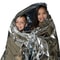 Thermal Mylar Emergency Blanket Compact Survival Gear for Camping Hiking First Aid Bug Out Bag