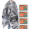 Thermal Mylar Emergency Blanket Compact Survival Gear for Camping Hiking First Aid Bug Out Bag