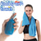 Breathable Cooling Towel Chilly Sports Yoga Towel with Portable Storage for Indoor Outdoor Use