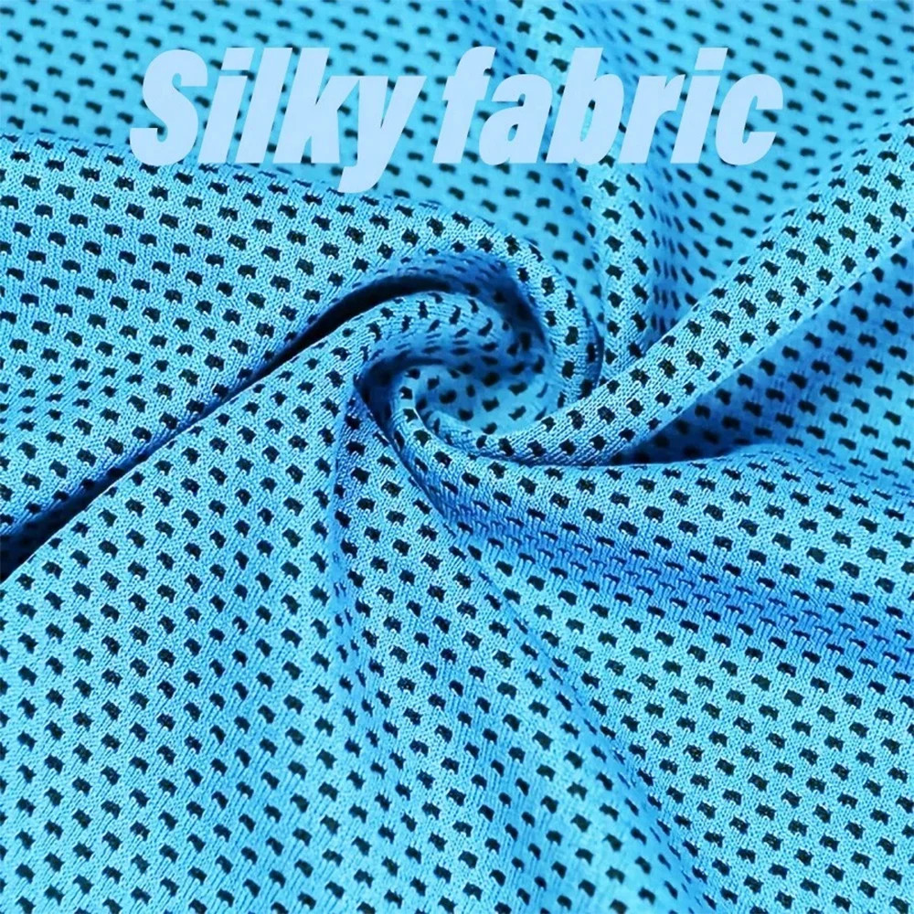 Breathable Cooling Towel Chilly Sports  Yoga Towel with Portable Storage for Indoor  Outdoor Use