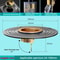 Bathroom Drain Sink Strainer Brass Floor Drain Core Fast Drainage Odor Insect Proof Shower Backflo 6