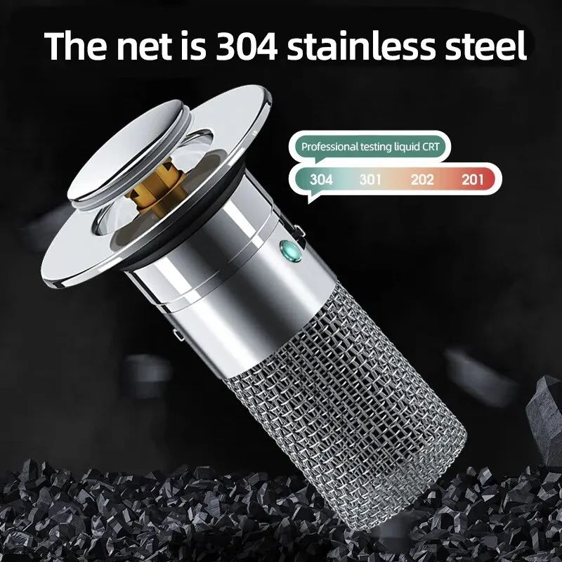Stainless Steel Press Type Sink Drain Stopper Washbasin Leak Plug Bouncing Core Odor Proof Universa 3