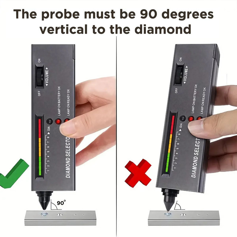 Diamond Tester Pen HighPrecision Thermal Conductivity Tool For Verifying Diamonds Jadeite And Jade 1