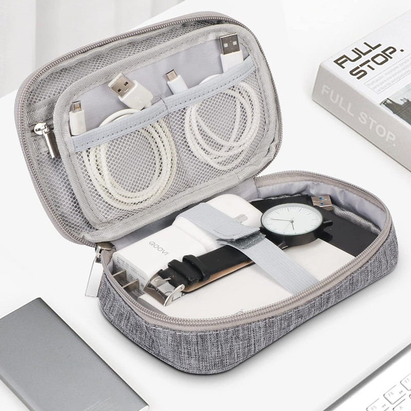 Travel Electronic Organizer Pouch Wholesale USB Cable Storage Bag For Digital Chargers  Wires 2