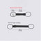 Adjustable Bungee Luggage Strap, Elastic Suitcase Belt for Travel Security & Convenience