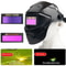 Welding Helmet Welder Mask With Large View True Color Solar Power Auto Darkening For Arc Weld Grind 2