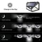 Solar Powered 100LED Motion Sensor Wall Lamp, Waterproof Outdoor Light for Garden, Street, and Railing Decor