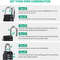 Waterproof Combination Lock 4Digit Resettable Heavy Duty Padlock For Outdoor Use 3