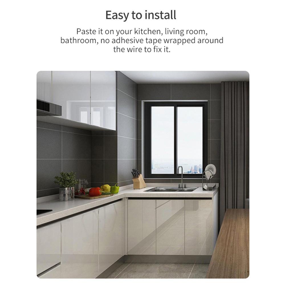 Smart WiFi Water Leak Detector App Remote Monitoring Flood Sensor For Kitchen Bathroom Home Assis 2