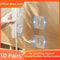 MultiPurpose Transparent DoubleSided Adhesive Wall Hooks Waterproof Clothes Towel Key Holder For Ki