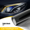 Car Headlight Tint Film Smoke Black PVC Vinyl Wrap For Fog Lights Taillights Waterproof Car Sticker 6