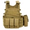6094 Military Tactical Vest Combat Body Armor Plate Carrier With Molle Pouches 7