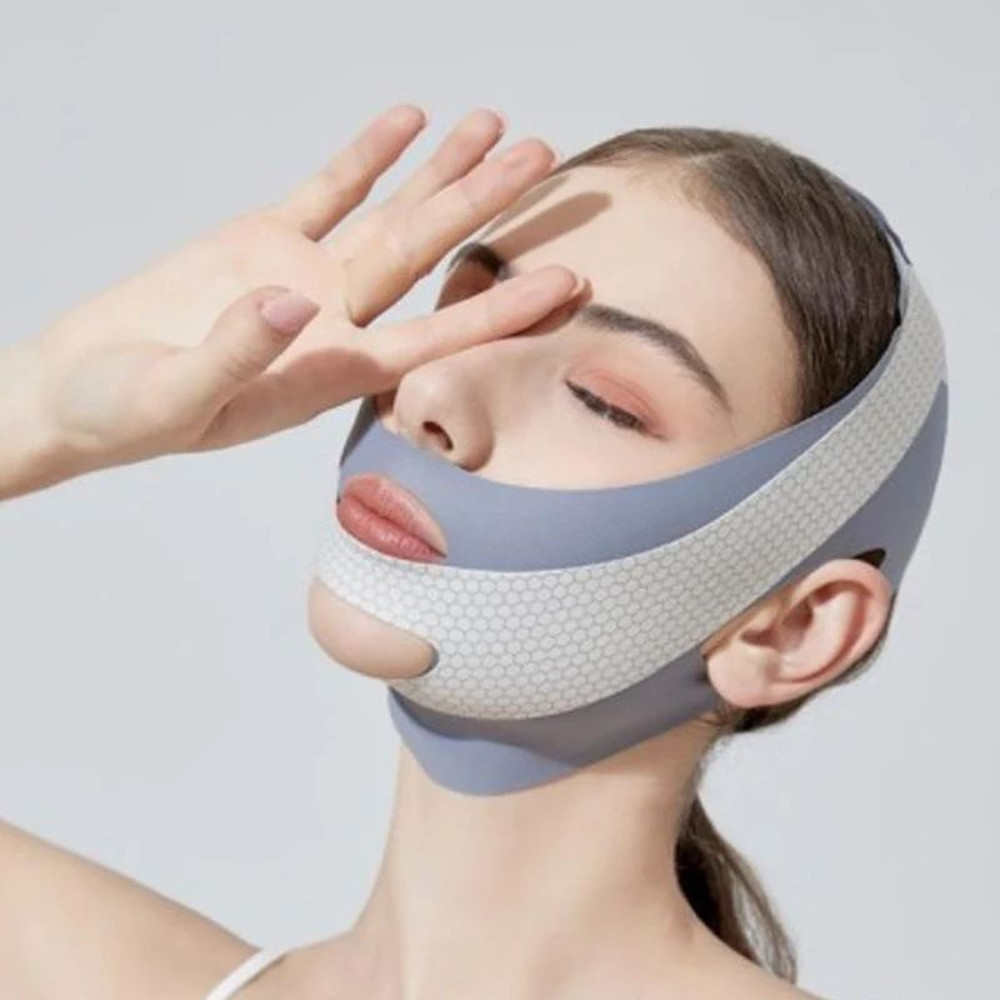 Chin Cheek Slimming Bandage V Shaper  V Line Lifting Mask For Face Slimming AntiWrinkle Strap Doubl 4
