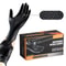 Industrial Black Nitrile Gloves Heavy Duty Disposable Gloves With Diamond Textured Grip Ideal For M 0