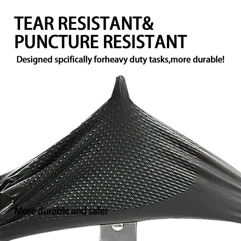 Industrial Black Nitrile Gloves Heavy Duty Disposable Gloves With Diamond Textured Grip Ideal For M 3