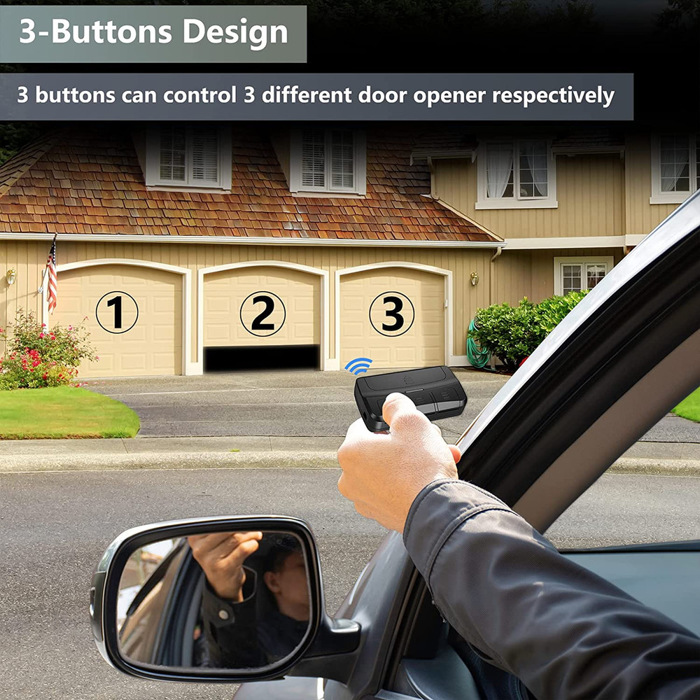 Multifrequency Universal Gate Remote Control 280868MHz Rolling Code Transmitter For Garage Doors Wi 1