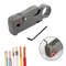 Straight Electrical Stripping Pliers Stainless Steel Cable Stripper With Insulated Handle  Hexagon  0