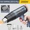 Digital Display Electric Heat Gun Air Dryer Industrial Hot Air Gun For Car Wrapping Shrink Film Ele 0