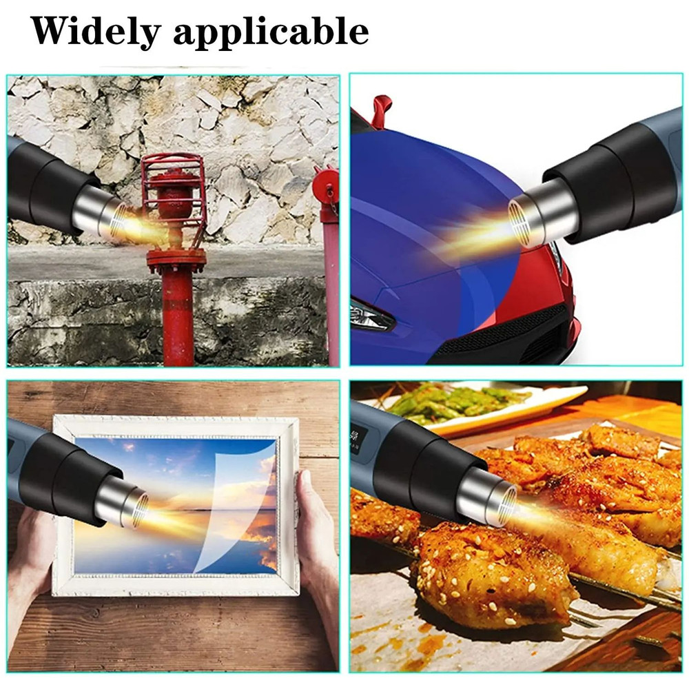 Digital Display Electric Heat Gun Air Dryer Industrial Hot Air Gun For Car Wrapping Shrink Film Ele 2