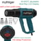 Digital Display Electric Heat Gun Air Dryer Industrial Hot Air Gun For Car Wrapping Shrink Film Ele 7