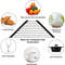 Foldable Triangle Dish Drying Rack Stainless Steel Over Sink Kitchen Organizer  Sponge Holder 4