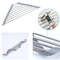 Foldable Triangle Dish Drying Rack Stainless Steel Over Sink Kitchen Organizer  Sponge Holder 3