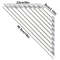 Foldable Triangle Dish Drying Rack Stainless Steel Over Sink Kitchen Organizer  Sponge Holder 6