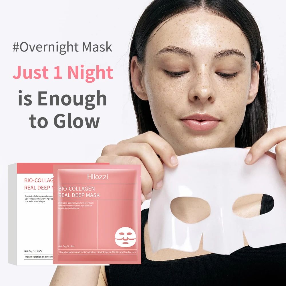 Collagen Sleeping Mask Set Hydrating Moisturizing  Whitening For Smooth Translucent Tender Skin 1