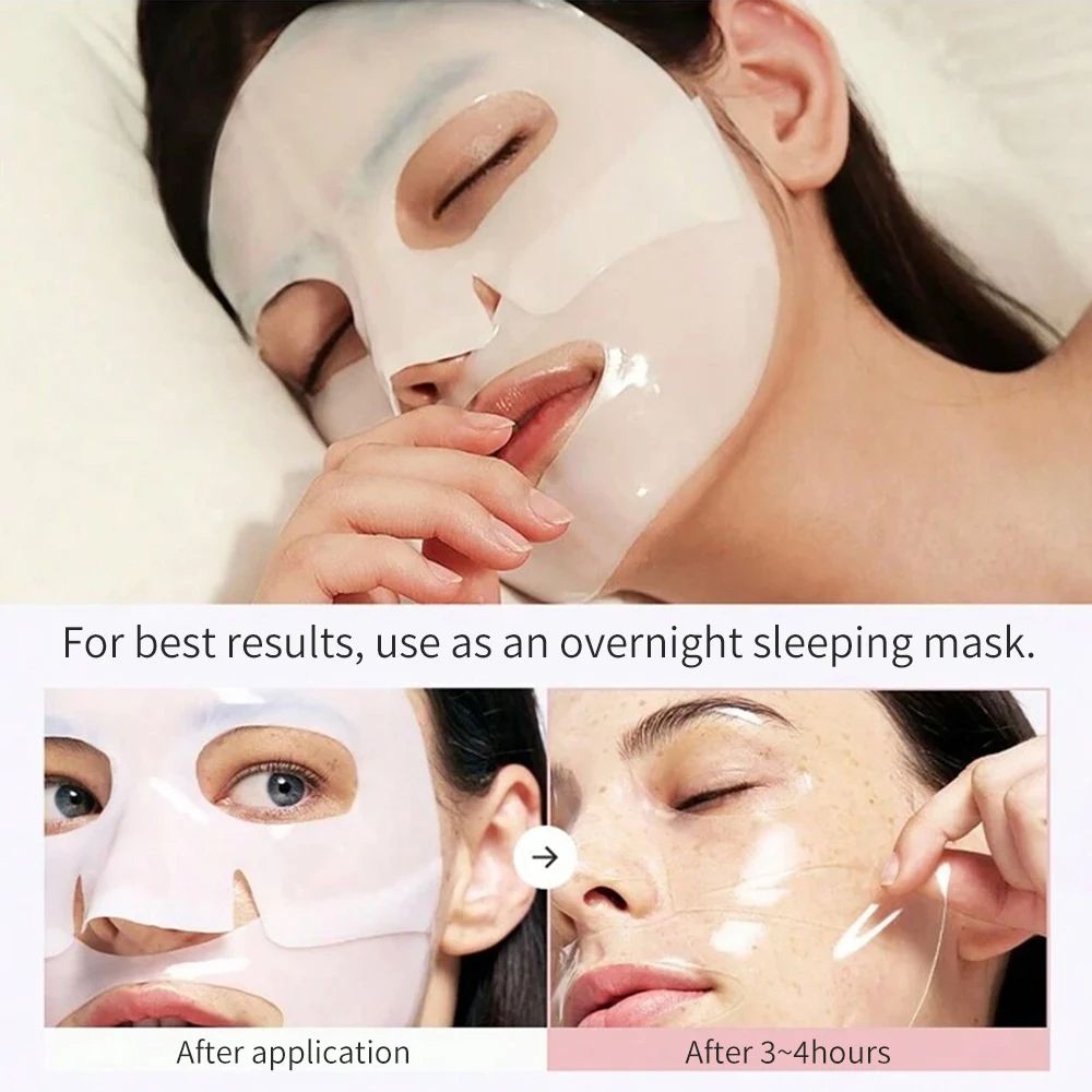Collagen Sleeping Mask Set Hydrating Moisturizing  Whitening For Smooth Translucent Tender Skin 3