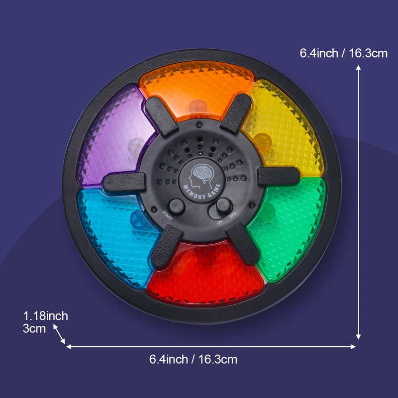 Creative Electronic Memory Game Toy Handheld Puzzle Machine With Light Sound For Kids Brain Train 4