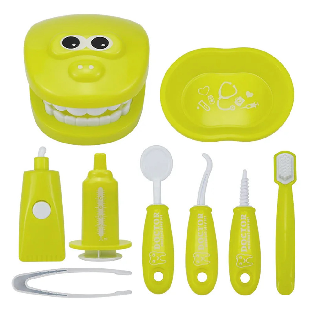 Montessori Doctor Role Play Set Educational Brushing Teeth Toy For Kids Early Learning 10
