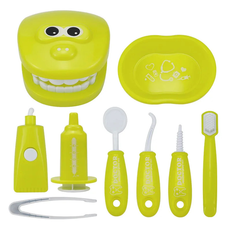 Montessori Doctor Role Play Set Educational Brushing Teeth Toy For Kids Early Learning 10